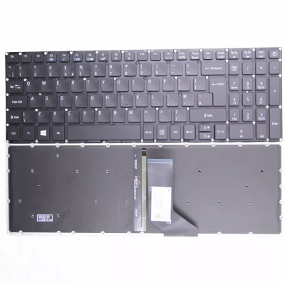 Acer EX2520G 2511G K50-10 N17C4 VN7-792 A615 A515-51 backlit UK keyboard Acer EX2520G 2511G K50-10 N17C4 VN7-792 A615 A515-51 backlit UK keyboard