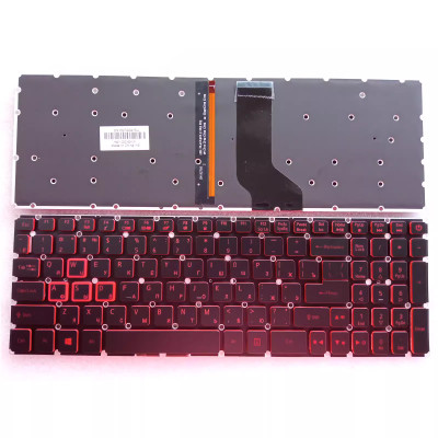 Acer VX15 AN515-51 AN515-52 AN515-53 N16C7 N17C1 N17C7 VX5-591G red backlit Russian RU keyboard Acer VX15 AN515-51 AN515-52 AN515-53 N16C7 N17C1 N17C7 VX5-591G red backlit Russian RU keyboard