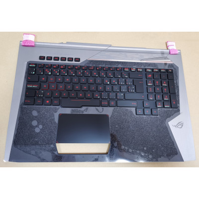 Keyboard Asus G752 G752VM G752VS backlit Canadian French CF palmrest