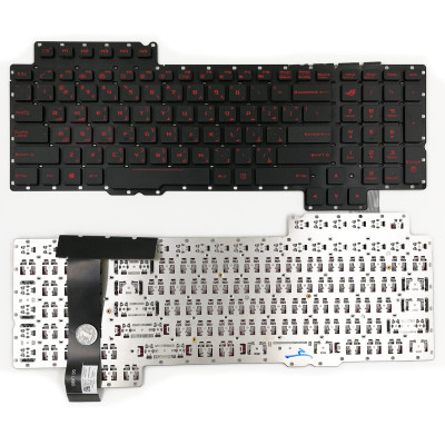 Keyboard Asus G752 S6700 S6820 G752V G752VS GFX72V red backlit Arabic AR