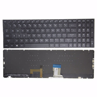 Keyboard Asus FX502 FX60VM ZX60V black RGB backlit US
