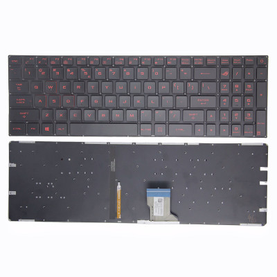 Keyboard Asus FX502 FX60VM ZX60V red backlit US