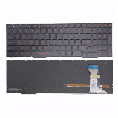 Keyboard Asus GL553V ZX53 ZX73 FZ53 GL753 red backlit US