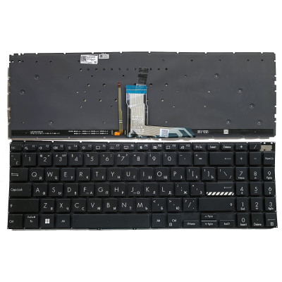 Keyboard Asus M3500 M6500 K6500 K3500 K3502 X3500 black backlit Russian RU