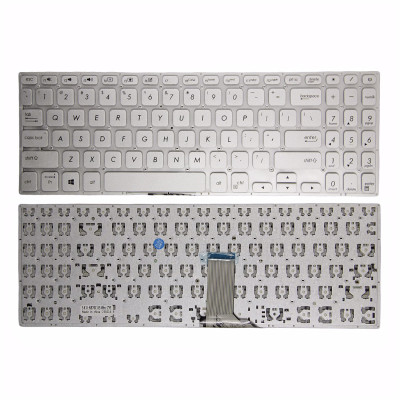 Keyboard Asus S15 S5300U S5300UN X530 K530 S5300F silver US OEM