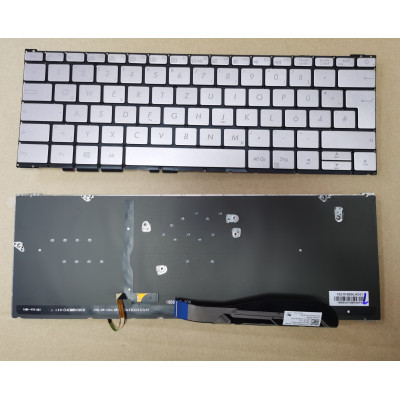 Keyboard Asus UX390 UX390UA gray backlit German DE ASM16B96D0J5282