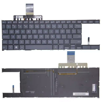 Asus X2 Duo UX482F, UX482FL, UX482EA, UX4100E blue backlit US keyboard Asus X2 Duo UX482F, UX482FL, UX482EA, UX4100E blue backlit US keyboard