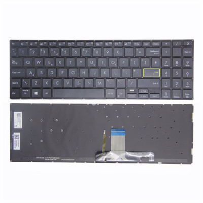 Asus X521 M5600I X521F S5600F S15 FL8850 L510 E510M black backlit UK keyboard Asus X521 M5600I X521F S5600F S15 FL8850 L510 E510M black backlit UK keyboard