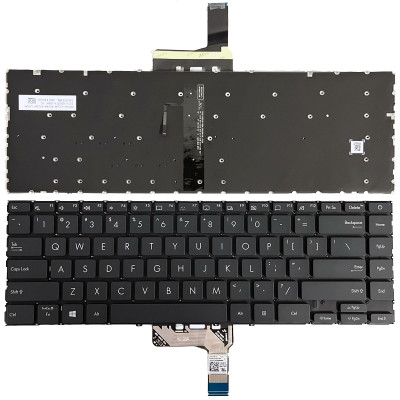 Keyboard Asus Zenbook 14 UX425 UX425UA UX425UAZ UX425UG gray backlit US