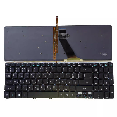 Acer Aspire V5-531 V5-551 V5-571 VN7-571G VN7-591G backlit Russian RU keyboard Acer Aspire V5-531 V5-551 V5-571 VN7-571G VN7-591G backlit Russian RU keyboard