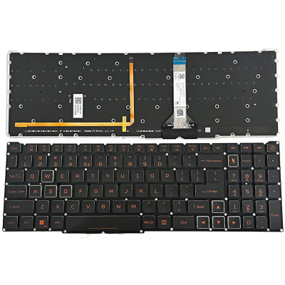 Keyboard Acer Nitro V 16 ANV16-41 ANV16-71 N24C4 amber backlit US