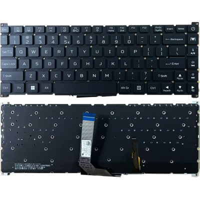 Keyboard Acer PT516-52s PT516-51s PT314-51S N20C8 black backlit US