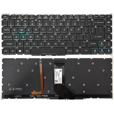 Keyboard Acer PT515-51 PT515-52 N18W3 blue word backlit US