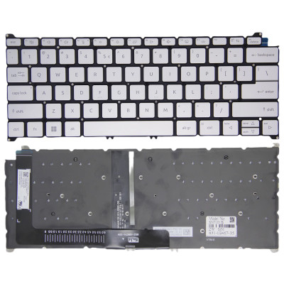Acer Swift Edge 16 SFA16-41, SFA16-42, SFE16-42, silver backlit US keyboard original Acer Swift Edge 16 SFA16-41, SFA16-42, SFE16-42, silver backlit US keyboard original
