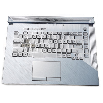 Asus GL531 G531 US keyboard palmrest 16pin backlit silver blue 8pin-touchpad