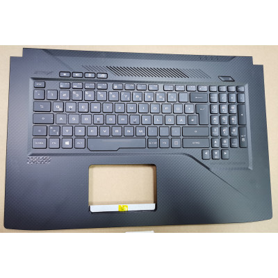 Keyboard Asus GL703GE RGB backlit German DE palmrest