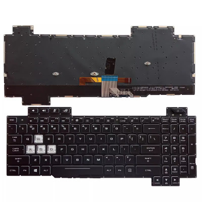 Keyboard Asus GL704 PX554 S7C S7BS black backlit US