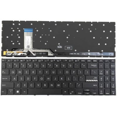 Asus Vivobook D1502, D1502IA, D1503, D1503QA, black backlit US keyboard