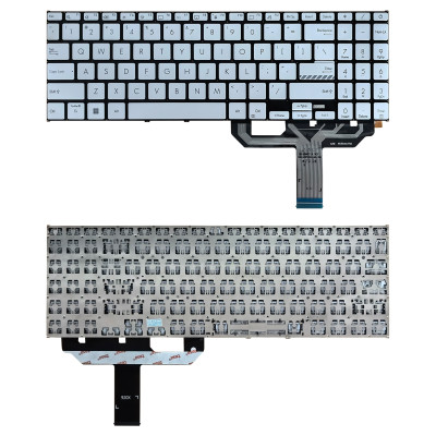 Asus Vivobook F1502, F1502VA, F1502ZA, F1504, F1504VA, F1504ZA, F1603, F1603ZA, silver US keyboard Asus Vivobook F1502, F1502VA, F1502ZA, F1504, F1504VA, F1504ZA, F1603, F1603ZA, silver US keyboard