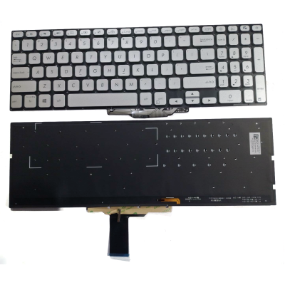 Asus X712, X712DA, X712FB, X712FA, A712, F712, K712, M712, R712, backlit US keyboard silver