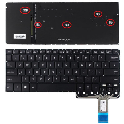 Keyboard Asus ZenBook UX305LA UX305FA U3000CA backlit US