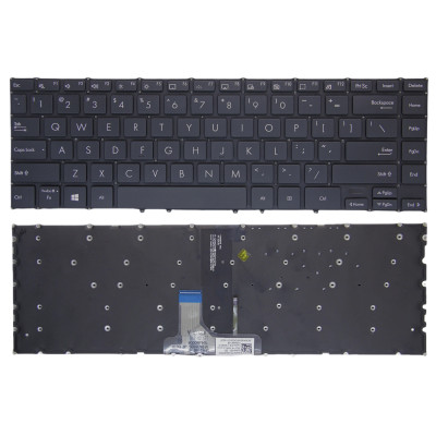 Keyboard Asus UX363 UX363J UXF3000 UXF3000E P2451 black backlit US