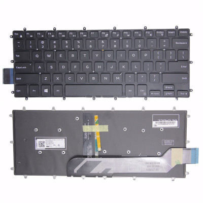 Keyboard Dell 7472 5471 3482 5379 7373 P93G 7580 backlit US
