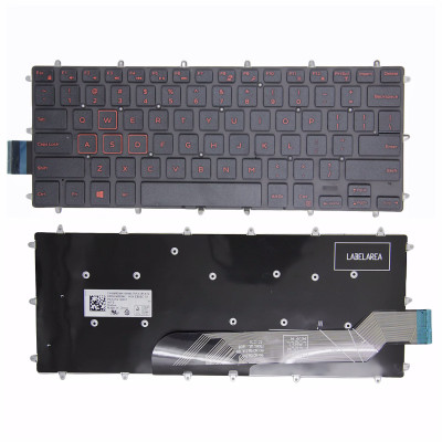Keyboard Dell 7472 5471 3482 5379 7373 P93G 7580 red US