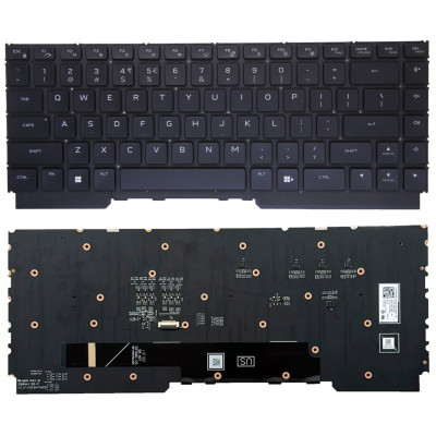 Keyboard Dell Alienware M15 R5 M15 R6 M15 R7 RGB backlit US