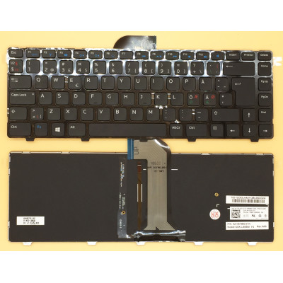 Keyboard Dell Inspiron 14 3421 3437 backlit Norwegian NE