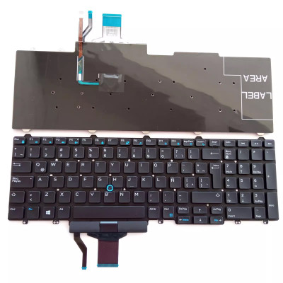 Dell Latitude E5550 E5570 5550 5580 5590 5591 trackpoint backlit Latin LA keyboard Dell Latitude E5550 E5570 5550 5580 5590 5591 trackpoint backlit Latin LA keyboard