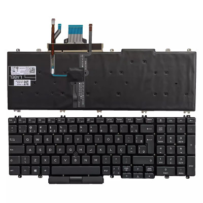Dell Precision 3500 3501 3540 3541 3550 Latitude 5500 5501 5510 5511 backlit Brazilian BR keyboard Dell Precision 3500 3501 3540 3541 3550 Latitude 5500 5501 5510 5511 backlit Brazilian BR keyboard