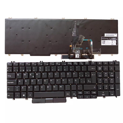 Dell Precision 3500 3501 3540 3541 3550 Latitude 5500 5501 5510 5511 backlit Spanish SP keyboard Dell Precision 3500 3501 3540 3541 3550 Latitude 5500 5501 5510 5511 backlit Spanish SP keyboard