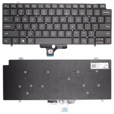 Keyboard Dell Latitude 7410 US original