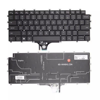 Keyboard Dell Latitude 9510 9520 backlit US