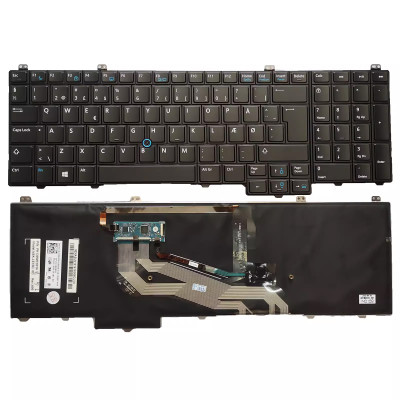 Dell Latitude E5540 4WWRH backlit Danish DM keyboard Dell Latitude E5540 4WWRH backlit Danish DM keyboard