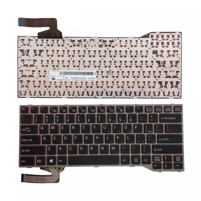 Keyboard Fujistu T725 T726 Q775 Q737 Q736 red US