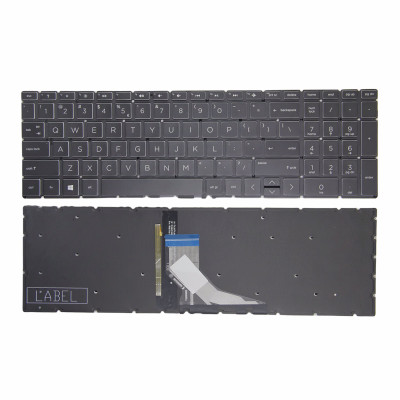 HP ENVY 17-BW, 17M-BW, 17T-BW, 17-BY, 17T-BY, 17-CA, 17Z-CA, Crystal keycap backlit US keyboard HP ENVY 17-BW, 17M-BW, 17T-BW, 17-BY, 17T-BY, 17-CA, 17Z-CA, Crystal keycap backlit US keyboard