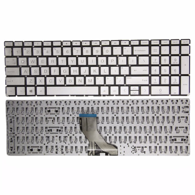 Keyboard HP ZHAN 99 G1 G4 TPN-C134 Q284 ZBOOK 15V G5 silver US OEM