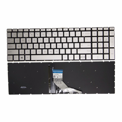 HP ENVY 17-BW, 17M-BW, 17T-BW, 17-BY, 17T-BY, 17-CA, 17Z-CA, silver backlit US keyboard