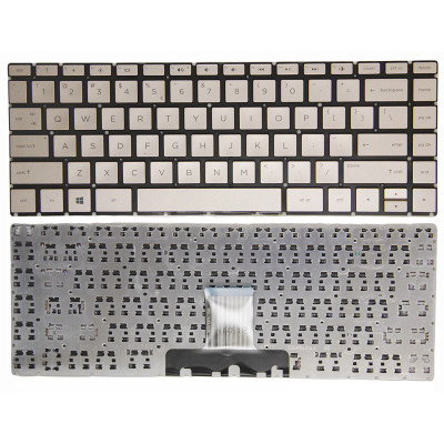 HP 14-CK 14T-CK 14CD 14M-CD 14Q-CD 14T-CD 14-CD 14-CF 14S-CF 14T-CF US keyboard gold