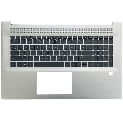 Keyboard HP 470 G8 17-CN 17-CP 17S-CU backlit US palmrest gray fingerprint