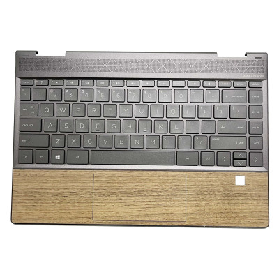 Keyboard HP ENVY X360 13-AR backlit US palmrest brown wooden