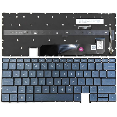 HP Elite Dragonfly G3, Dragonfly G4, 13.5 backlit US keyboard blue