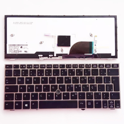 HP EliteBook 2170 2170P SG-4930-2EA silver trackpoint backlit Brazilian BR keyboard