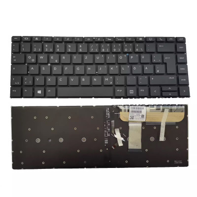 HP EliteBook X360 1040 G4 1040 G5 backlit German DE keyboard HP EliteBook X360 1040 G4 1040 G5 backlit German DE keyboard