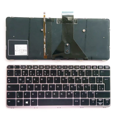 HP Elitebook Folio 1020 G1 1030 G1 backlit Brazilian BR keyboard HP Elitebook Folio 1020 G1 1030 G1 backlit Brazilian BR keyboard