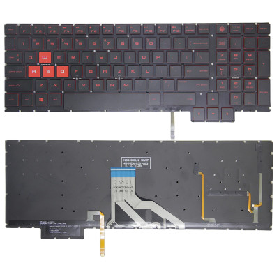 Keyboard HP omen 15-CE Q194 red backlit US