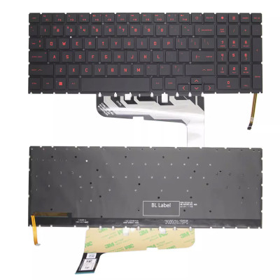 Keyboard HP 15-EK 16-WF 16-XF 16-WD red backlit US
