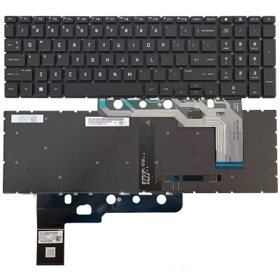 Keyboard HP omen Gaming 17-DB 17Z-DB black RGB backlit US
